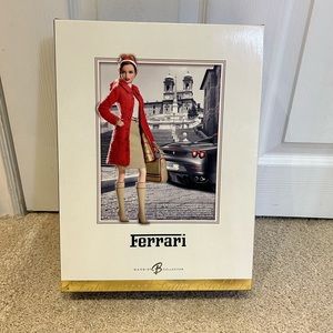 Rare Barbie Doll “Gold Label” Ferrari